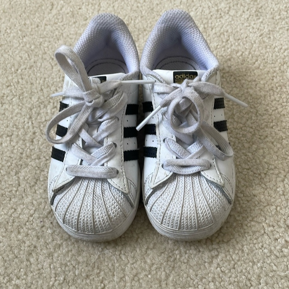 Adidas Superstar sneakers, size 9K